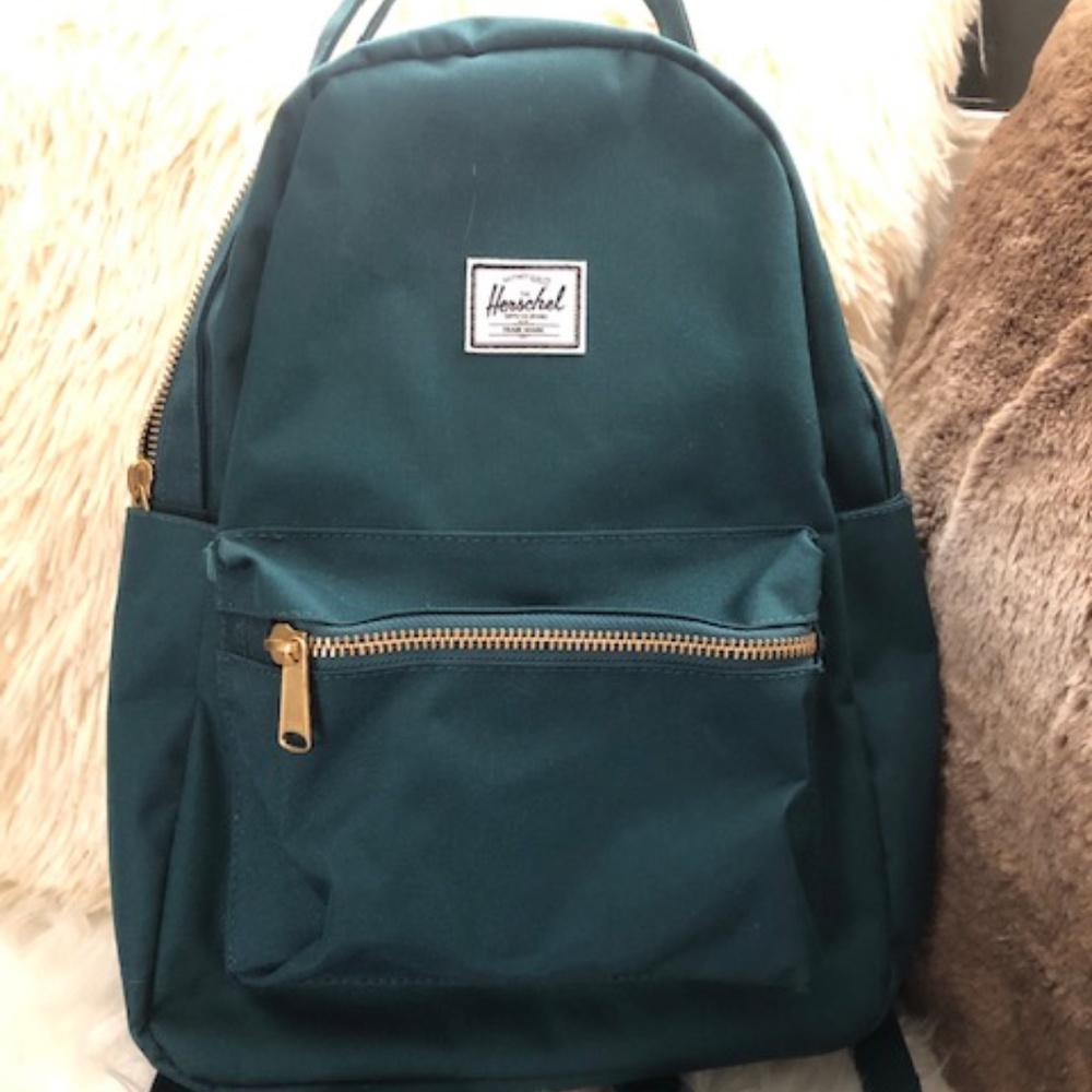 Herschel Teal Medium Backback NWOT